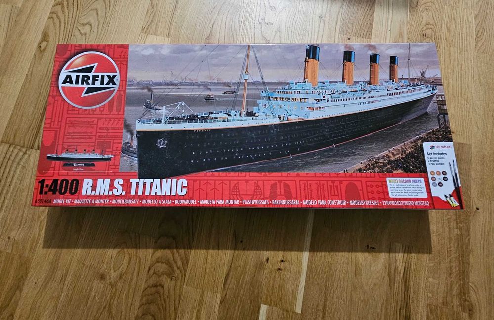 Titanic модел за сглобяване на Airfix мащаб 1:400