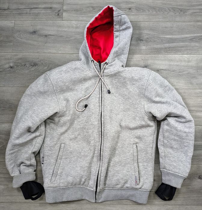 Hanorac moto cu Kevlar și protecții, 4Bikers, M