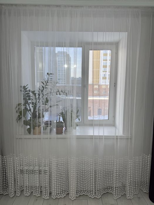 Тюль б/у в хорошем состоянии