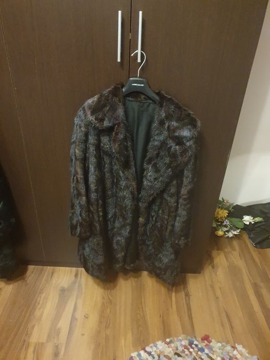 Haina de blana nurca naturala