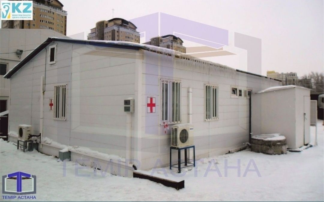 Модульные здания, вахтовый городок, вахтовый поселок, блок модуль
