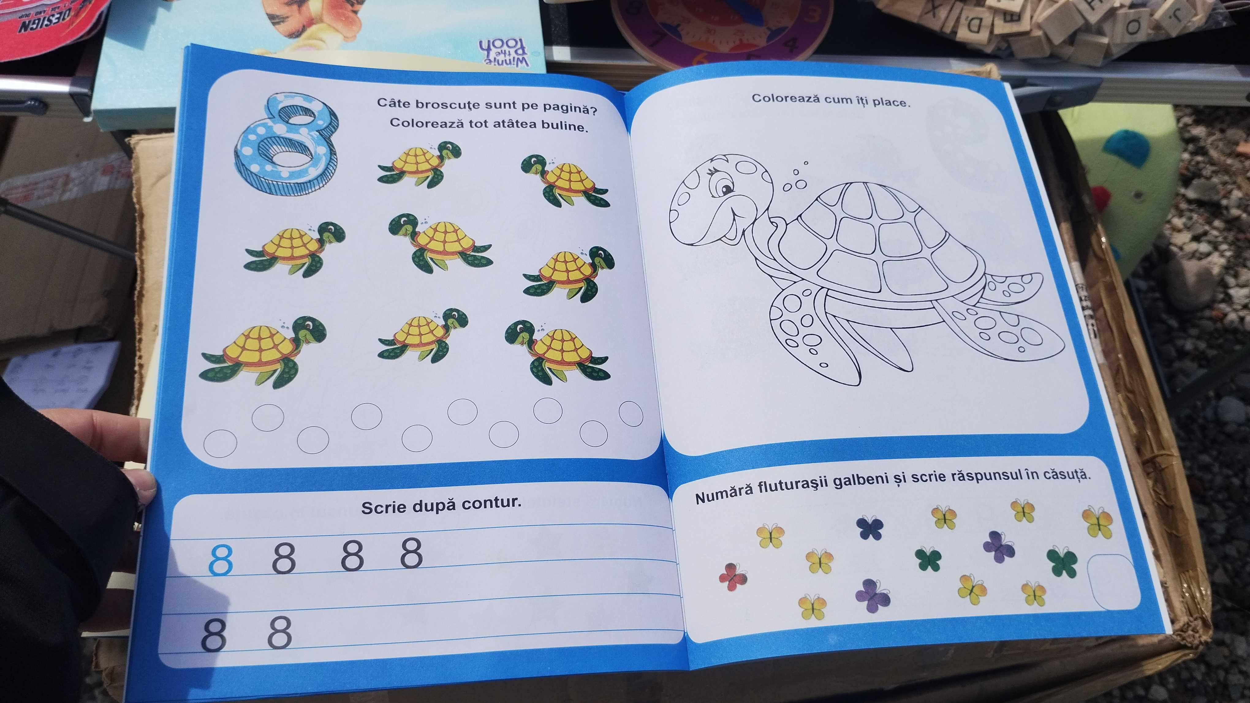 carti pentru copii, carte de colorat, creioane colorate