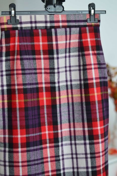 Fusta conica in carouri, sezon toamna - iarna,  marimea XS- S