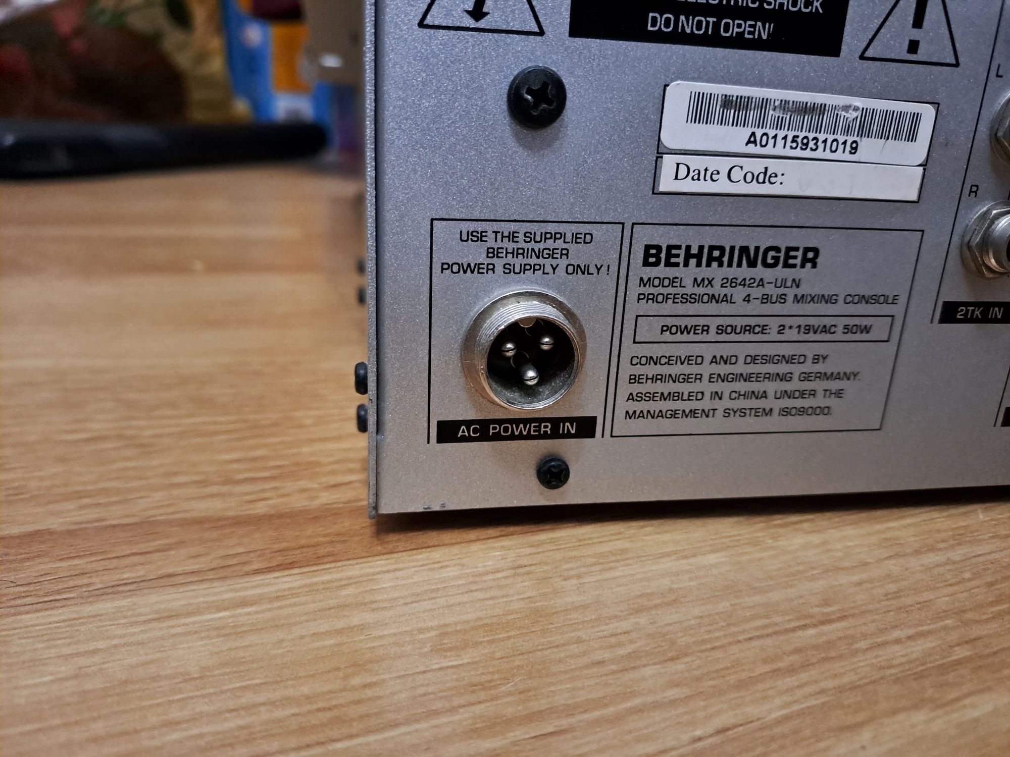Mixer Behringer Eurorack MX 2642A