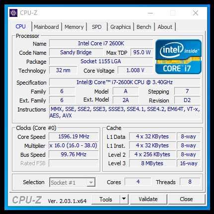 Процесор Intel® Core™ i7-2600K Processor lga 1155