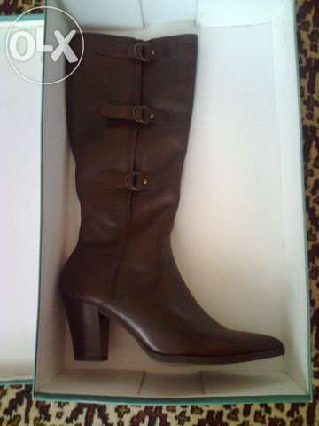 Cizme dama, noi, din piele