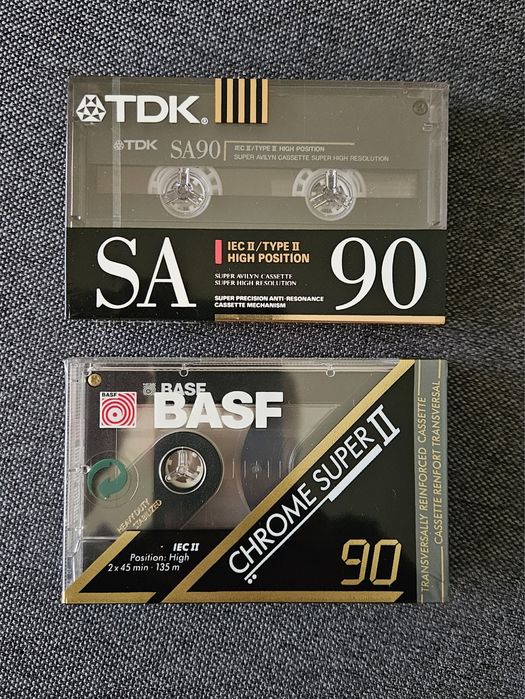 2 Casete Audio Premium TDK BASF