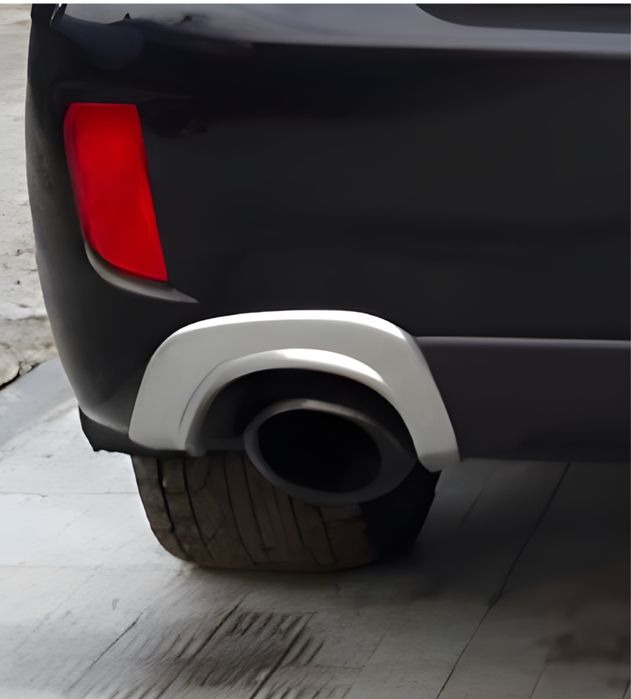 Накладки на задний бампер Subaru Legacy BL