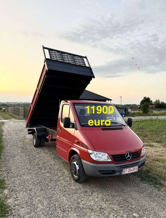 Mercedes Sprinter 413 basculabil pe 3 parti bena lunga 4.40 LT46 416