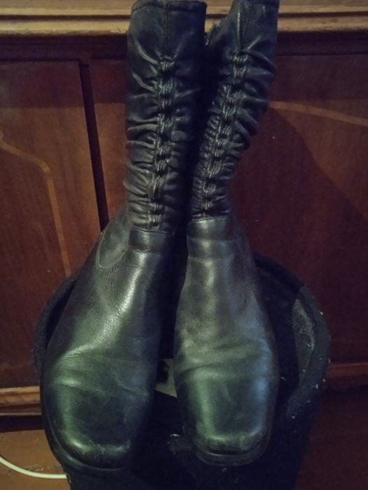 Сапоги зимние б/у.