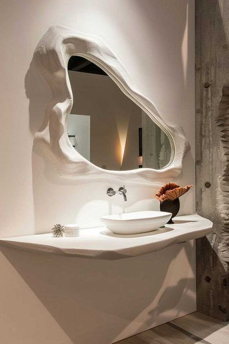 Скалы арт бетон имитация скал  зеркала  роспись стен