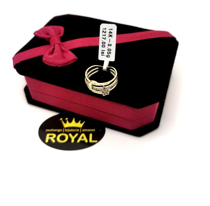 Bijuteria Royal inel din aur 14k 3.05 gr