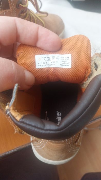 Ghete timberland copii piele