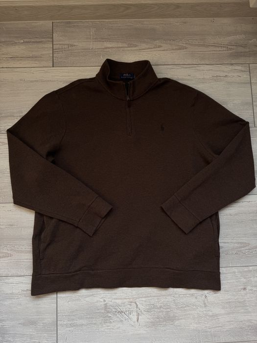 Мъжко! Чисто нова оригинална mesh quater-zip блуза Polo Ralph Lauren