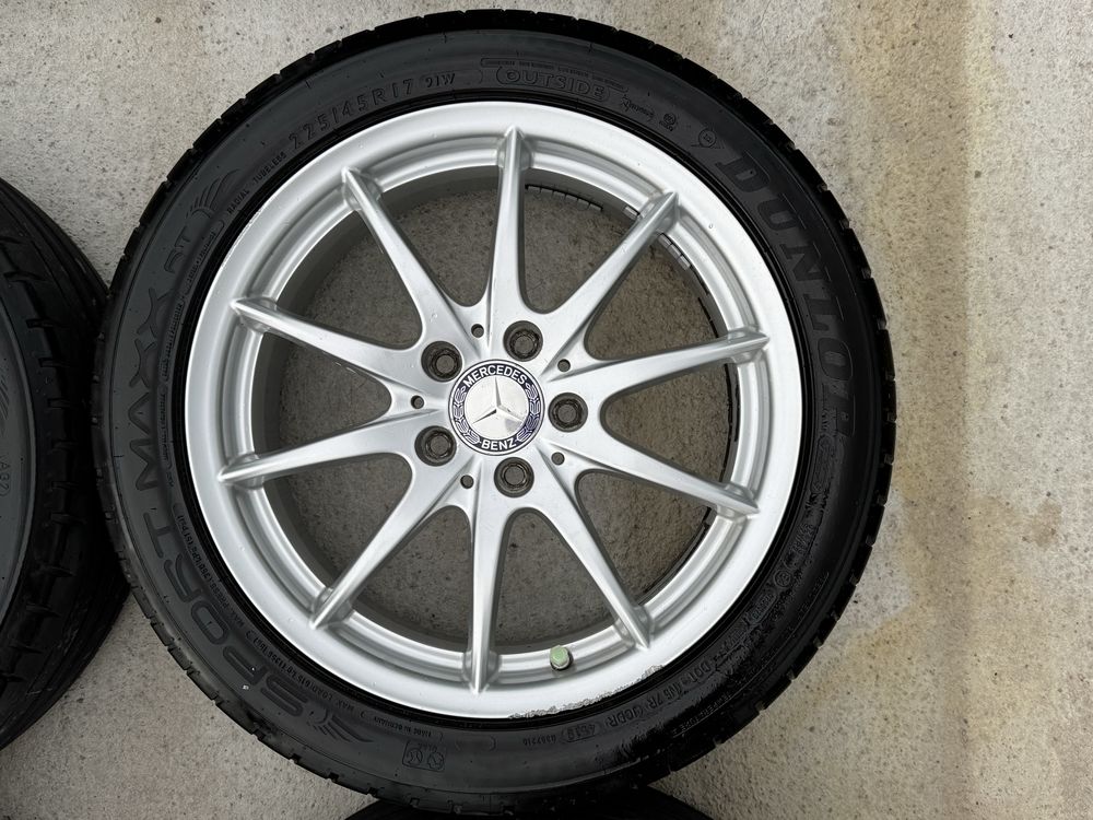 ОРИГИНАЛНИ 17” Mercedes джанти с ПОДАРЪК гуми 225/45/17