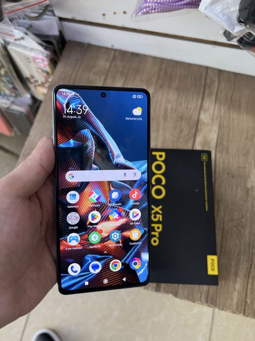 Poco X5 Pro 5G 8/256G Blue idealni sastayana
