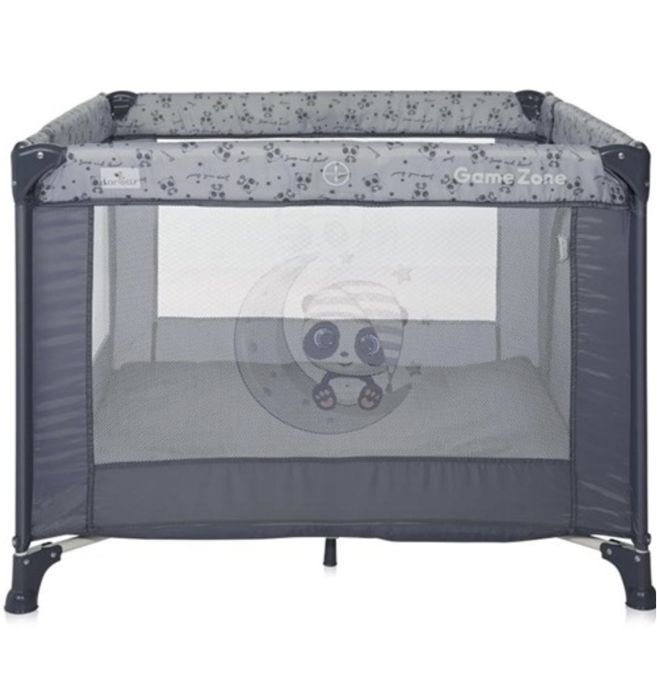 Tarc de Joaca Lorelli Game Zone 100x100 cm Cool Grey Pandas