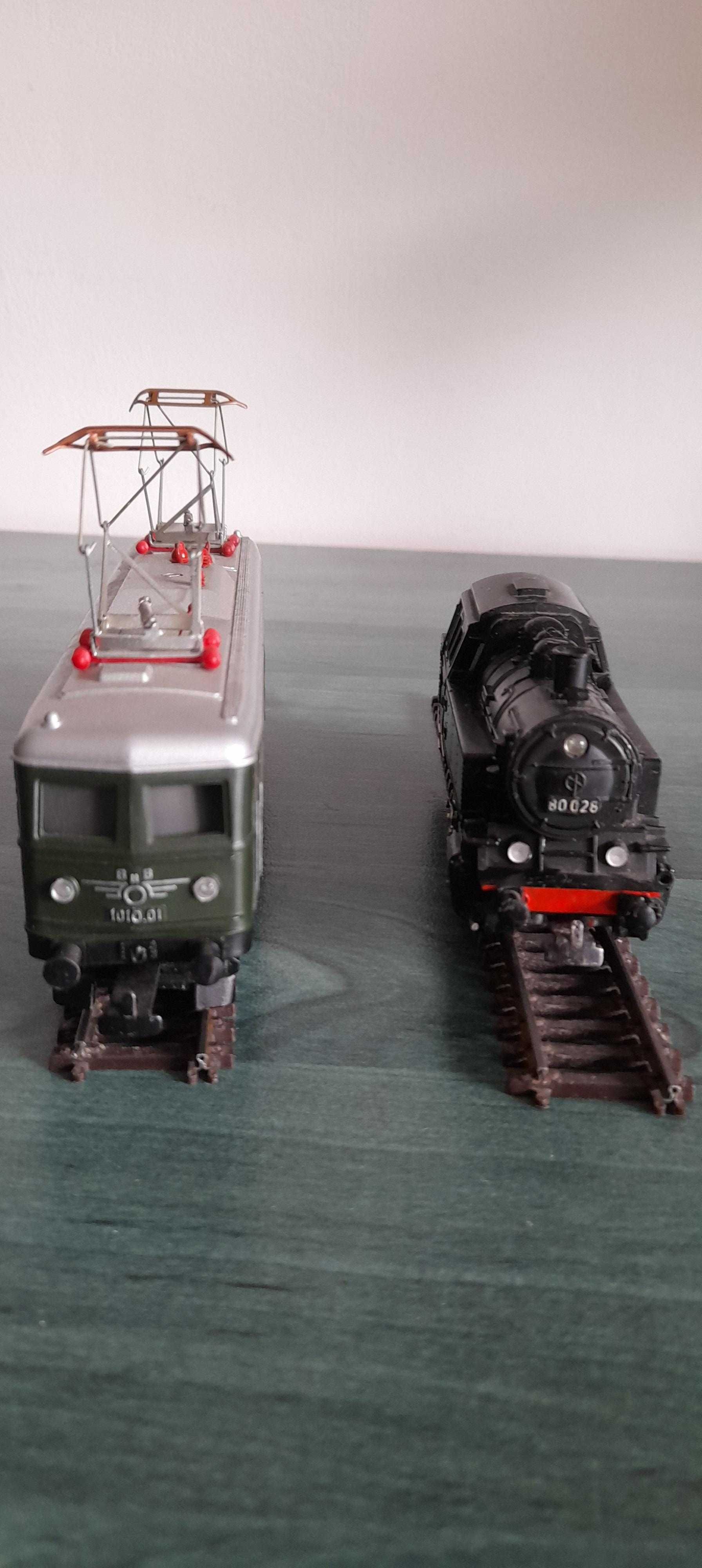 Locomotiva electrica, cu abur,  si vagoane „Kleinbahn”  scara HO