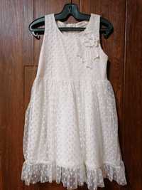 Детска бяла рокля