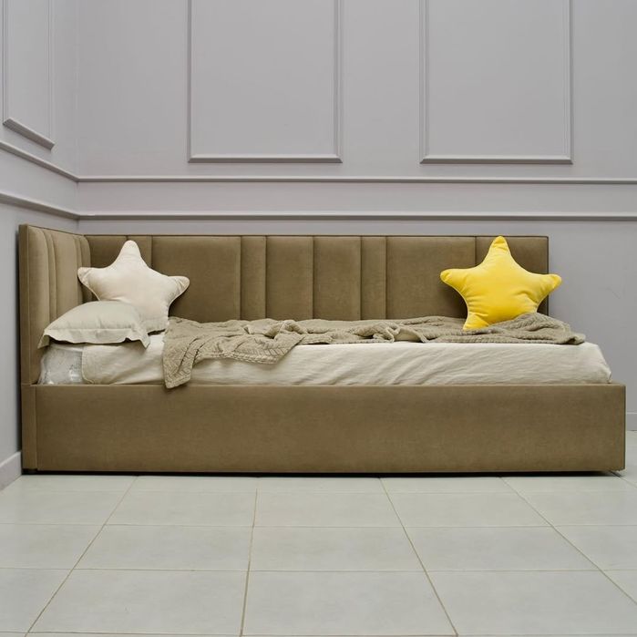 Угловая деткая мягкая кровать Molly