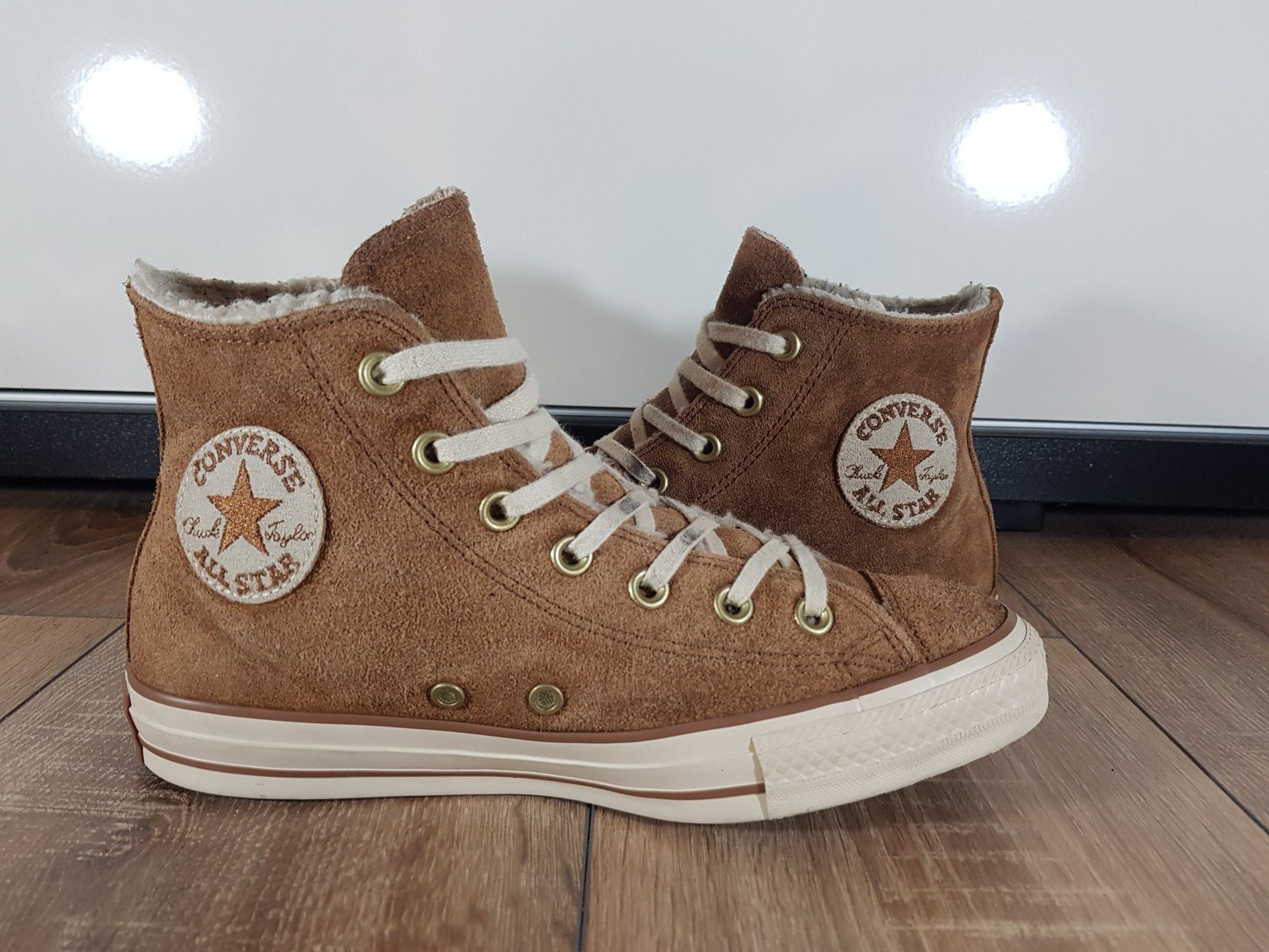 Teniși Converse Chucks Hi Maro Unisex-39