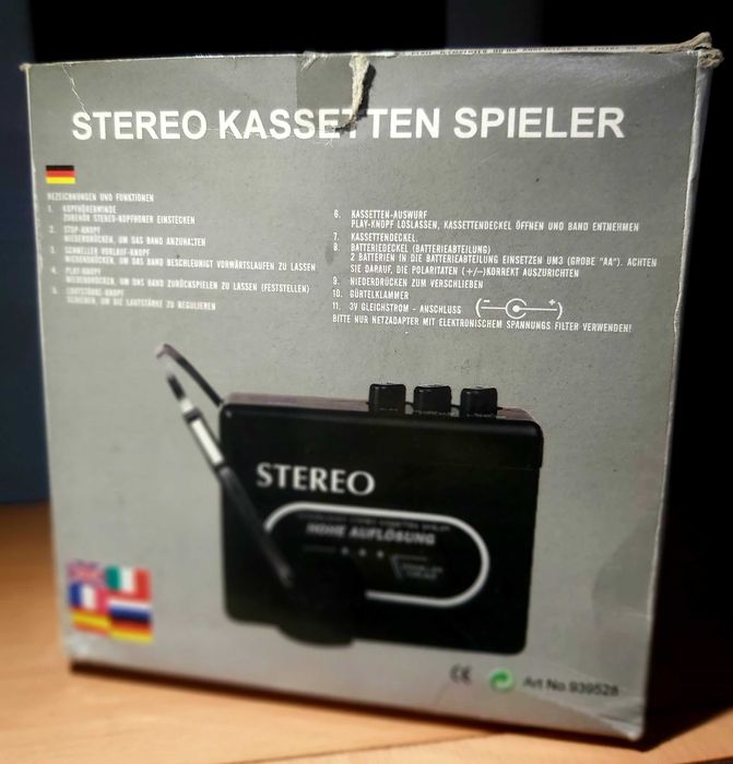 Walkman Stereo Retro - Nou, în Ambalajul Original