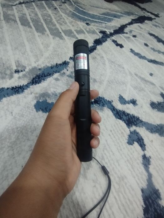 Мощный лазер и он сможет пойти наверх и у него есть насадка