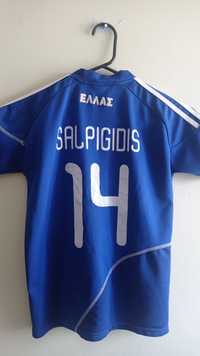 Tricou fotbal jucător Salpigidis pentru  10-13 ani