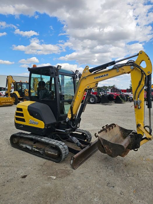 Yanmar SV26 miniexcavator pe senile 4 cilindri Primul proprietar / cupe