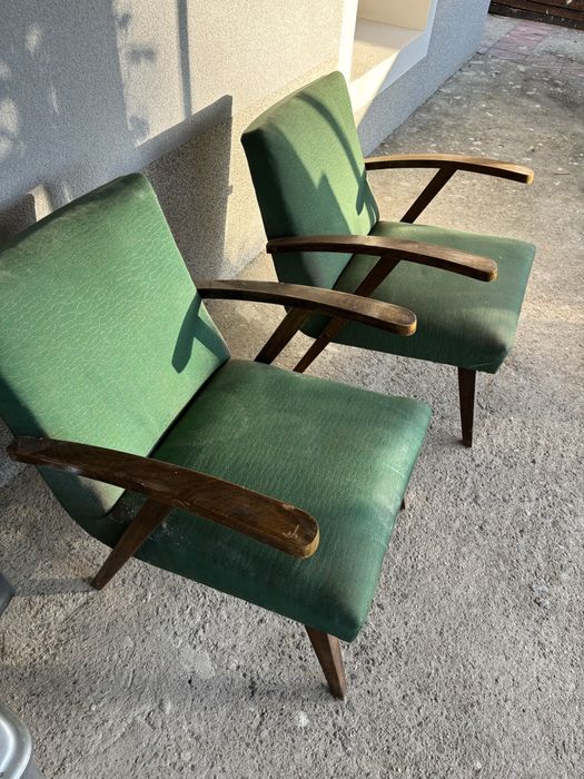 Винтидж футьойл кресло и закачалка