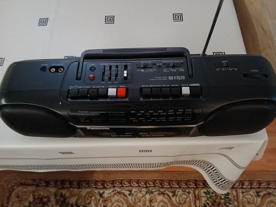 Radiocasetofon Panasonic
