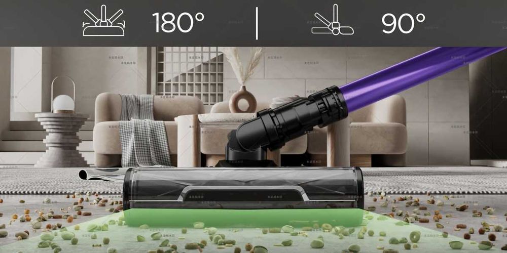 Безжична Вертикална Прахосмукачка - Yanhama H5 600W 55000Pa, 4-в-1!