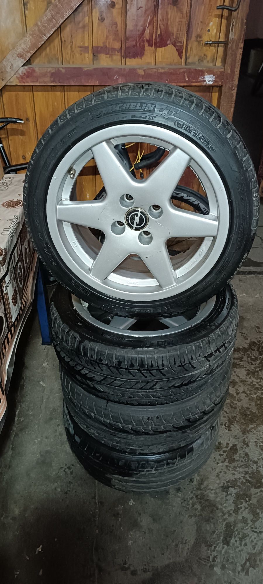 Set de roti Ats Type 10 pe 16" 4x100   anvelope vara Michelin/Dublop