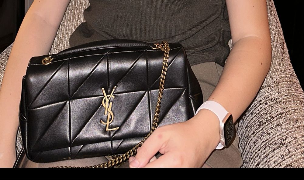 Ysl Puffet Black сумка