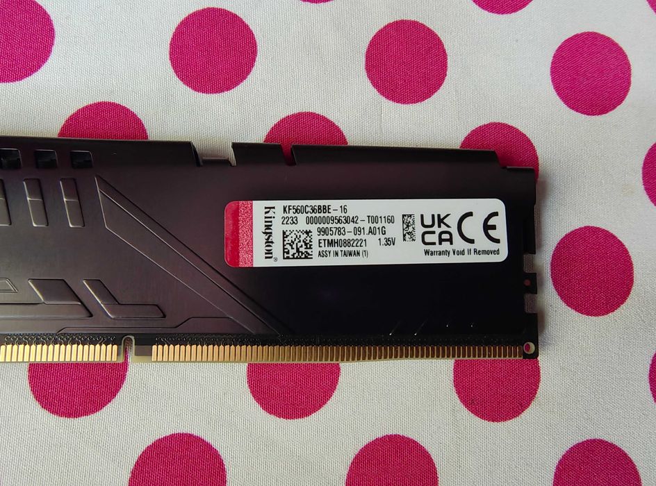 Memorie Ram Fury Beast 16GB DDR5 (1 X 16 GB) 6000 Mhz.