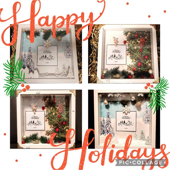 3D Коледни рамки с място за снимка