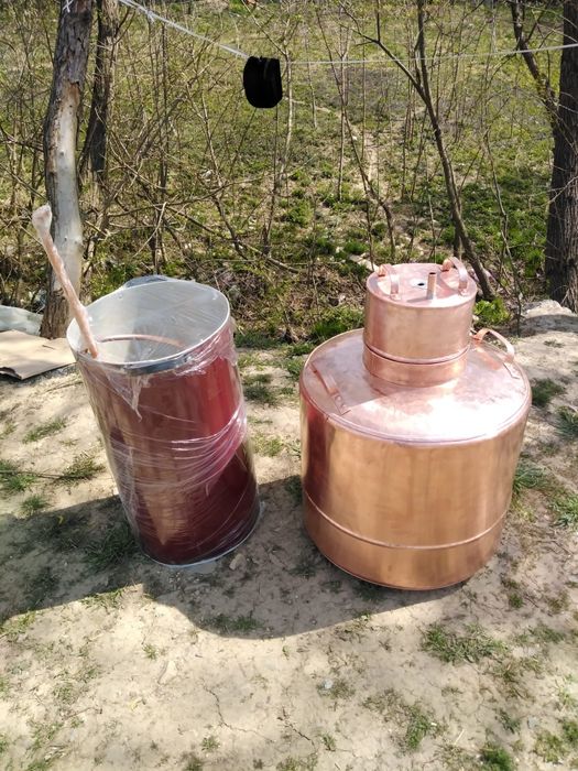 Vand cazan de țuică de inox la 71 litri cu toata instalațiea, noi