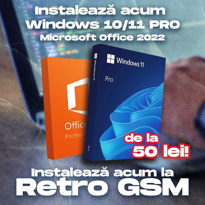 Instalare & Curăţare PC/Laptop - Win 10, 11, Office - Ofertă