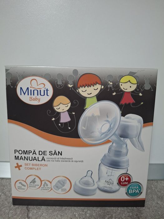 Vând pompă de san manuala Minut Baby
