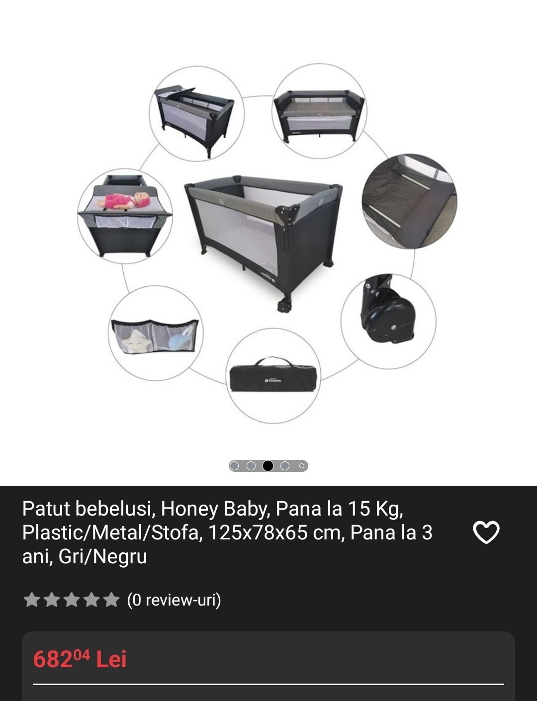 Patut bebelusi, Honey Baby, Pana la 15 Kg ,plus saltea