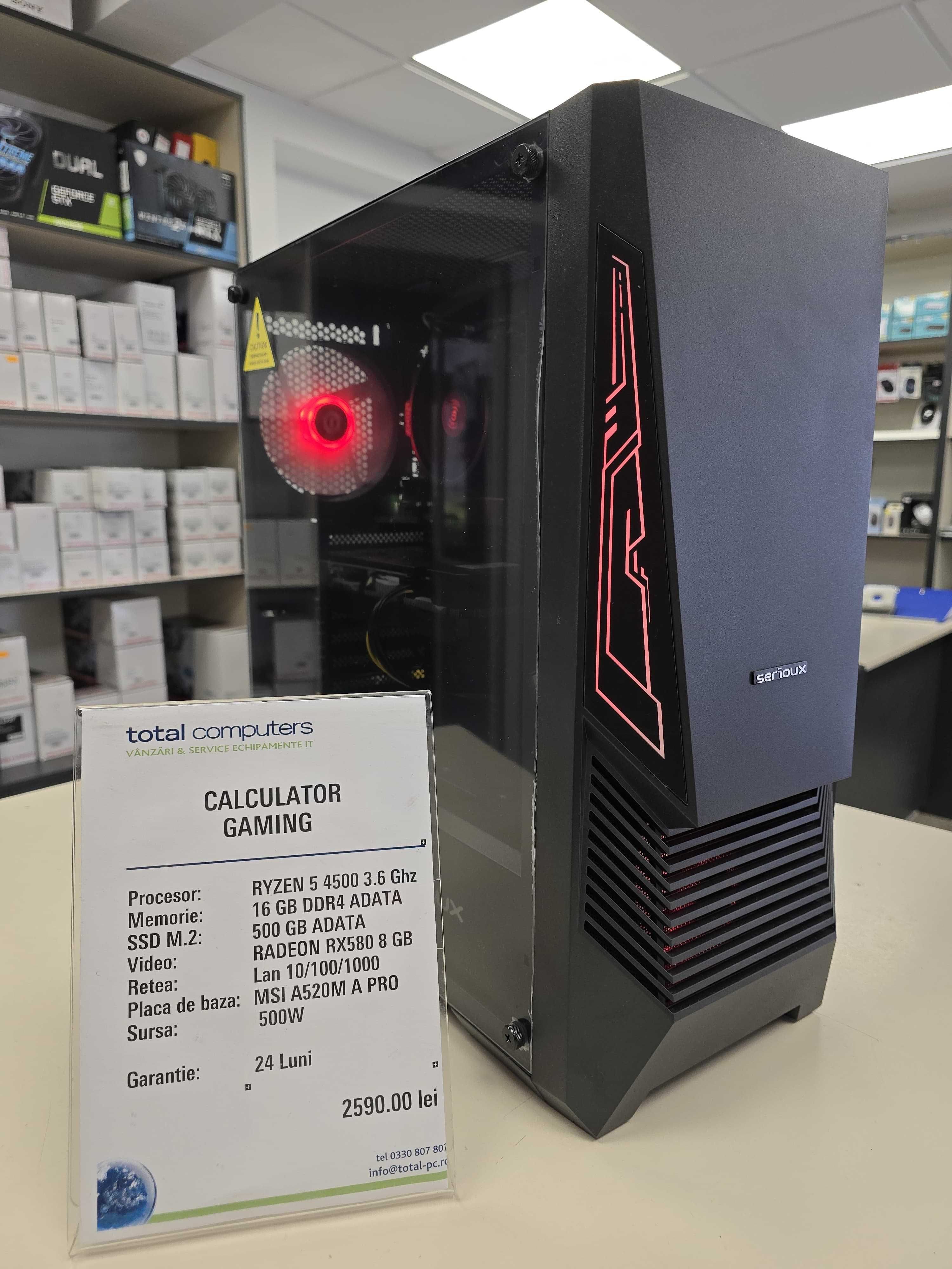 PC Gaming Ryzen 5 4500/ 16GB DDR4/ Radeon RX580 8GB