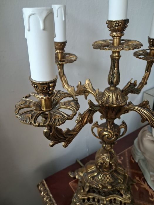 Бронзова   лампа