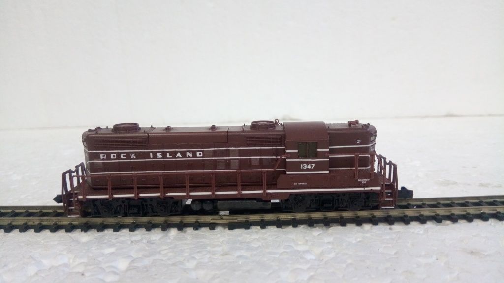 Locomotive USA, scara N, trenulet electric 9mm