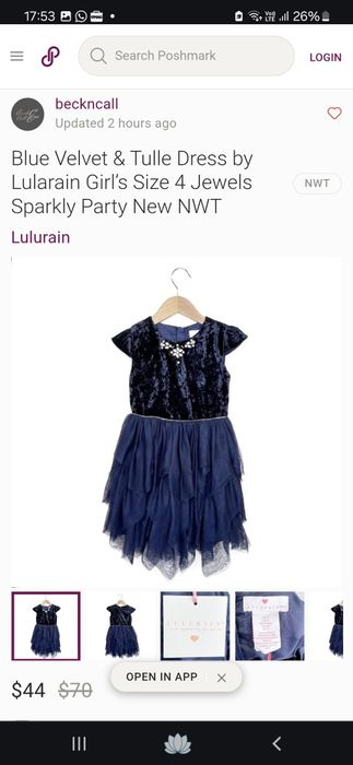 Rochie si bolero de ocazie 7-8 ani LuluRain