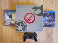 PlayStation 4 Slim Star Wars 1TB PS4 ПС4+1 Джойстик+2 Игри+Гаранция