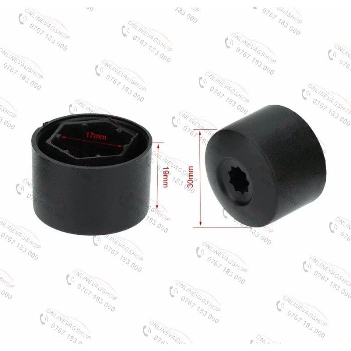Capace prezon 17mm set 20 buc Volkswagen noi