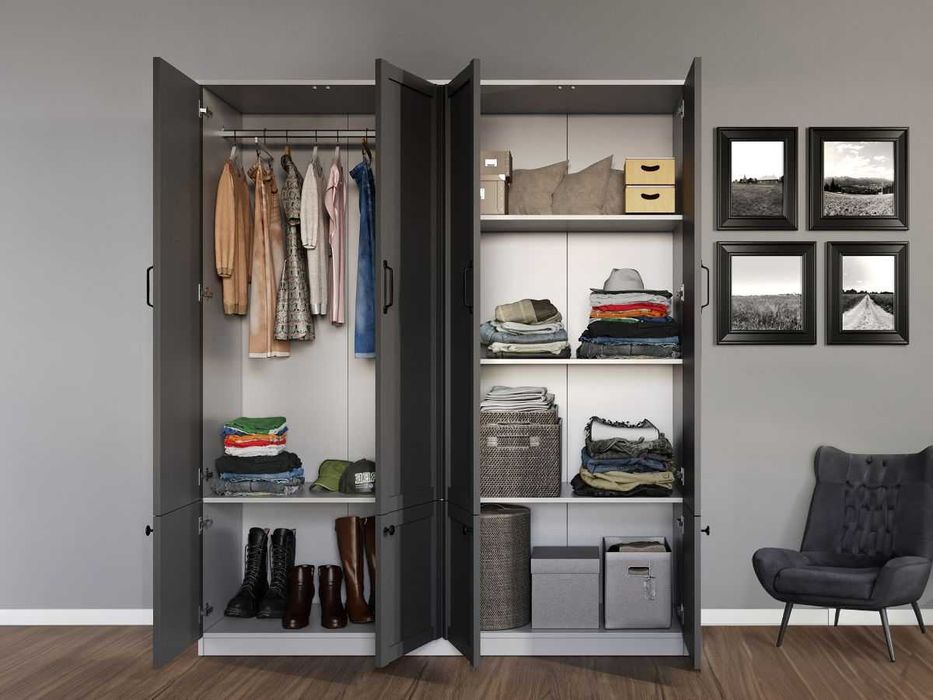 Set Mobila Dormitor Grafit C10 - Transport Gratuit in 4-10 zile