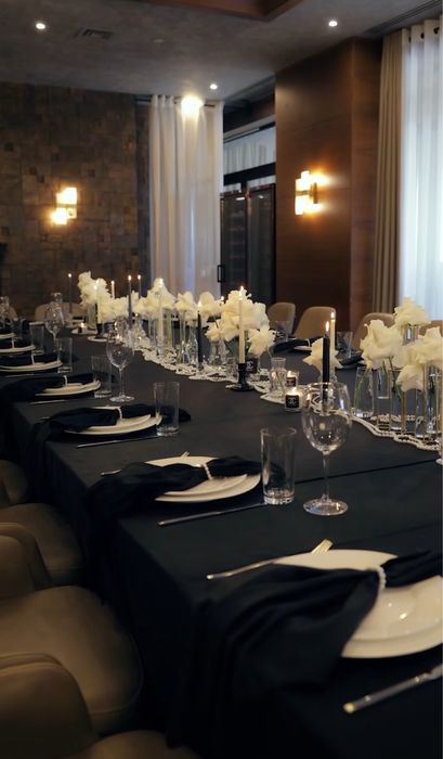 Оформление столов на мероприятия