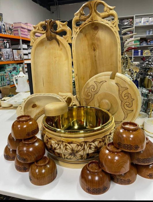 Ағаштан жасалған ыдыс