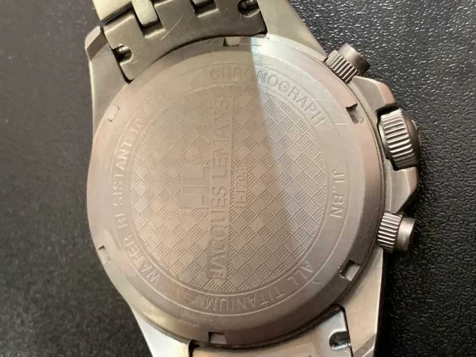 Оригинален Титанов Часовник Jacques Lemans Chronograph